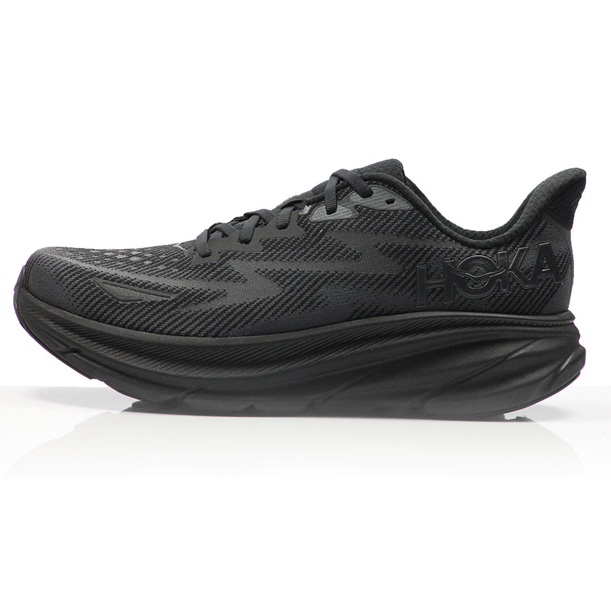 Hoka Clifton 9 Women's Running Shoe - Black/Black