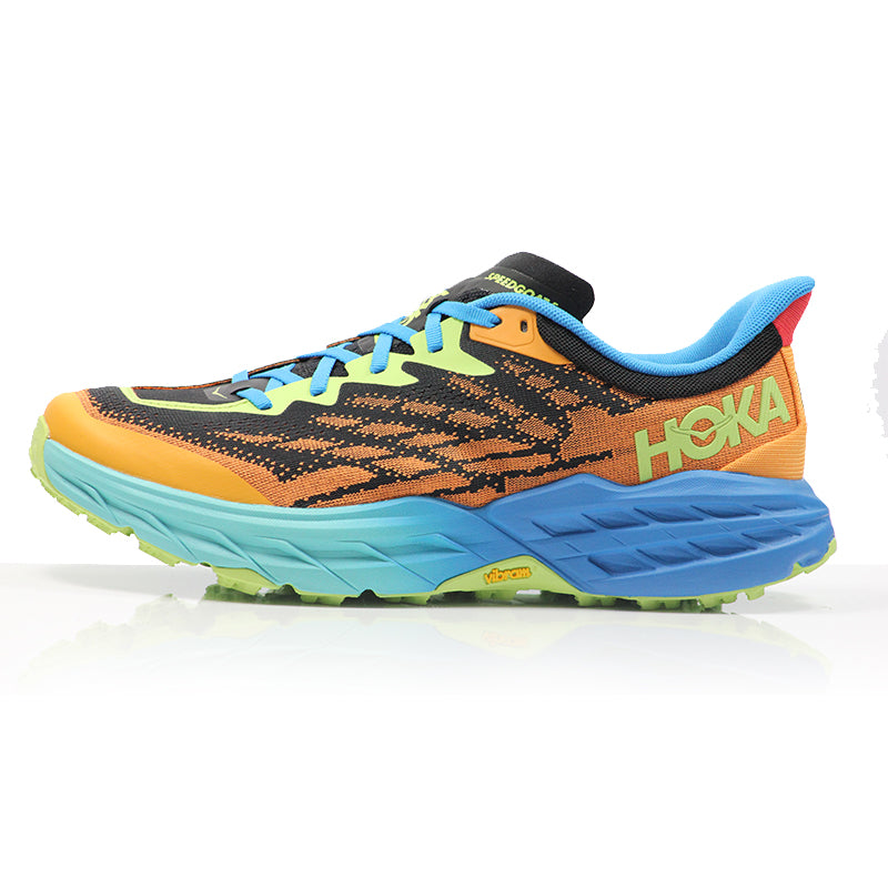 Hoka One One Speedgoat 5 Men's Trail Shoe - Solar Flare/Diva Blue