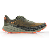 Hoka One One Speedgoat 6 Men's Wide Fit Trail Shoe - Antique Olive/Squash