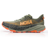 Hoka One One Speedgoat 6 Men's Trail Shoe - Antique Olive/Squash