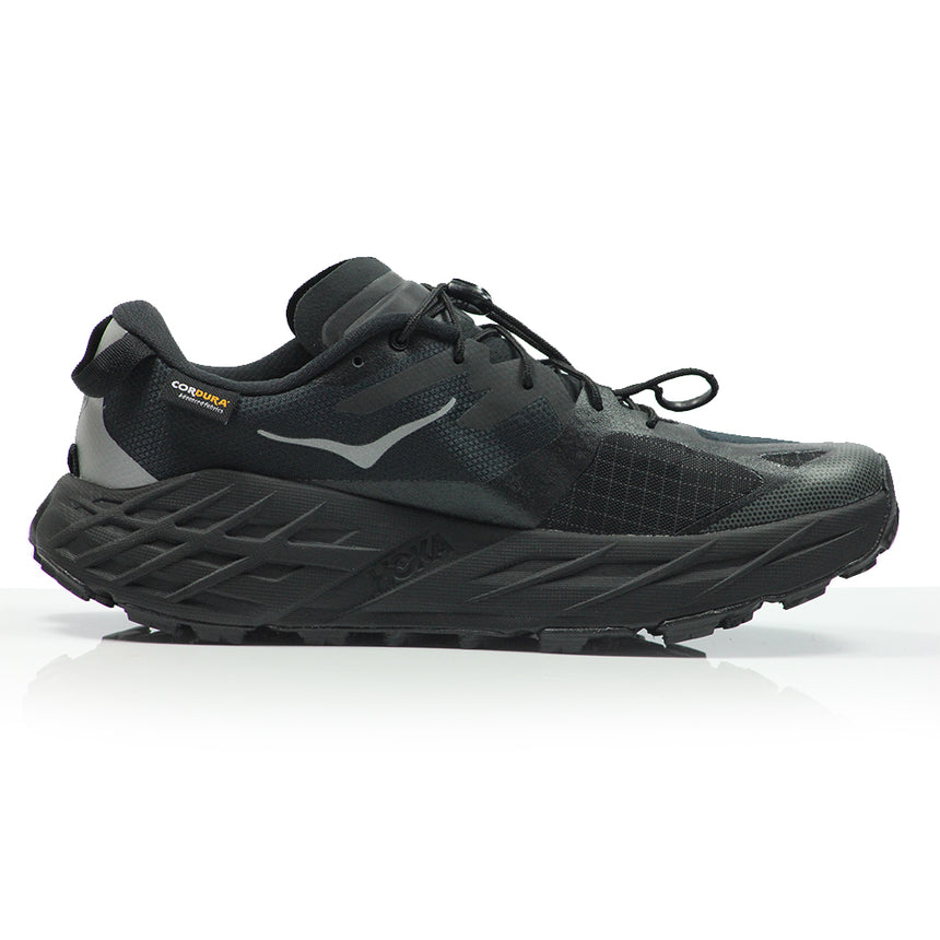 Hoka Speedgoat 7 GTX Men's Trail Shoe - Black/River Rock Grey