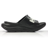 Hoka One One Unisex Ora Athletic Recovery Slide - Black/White