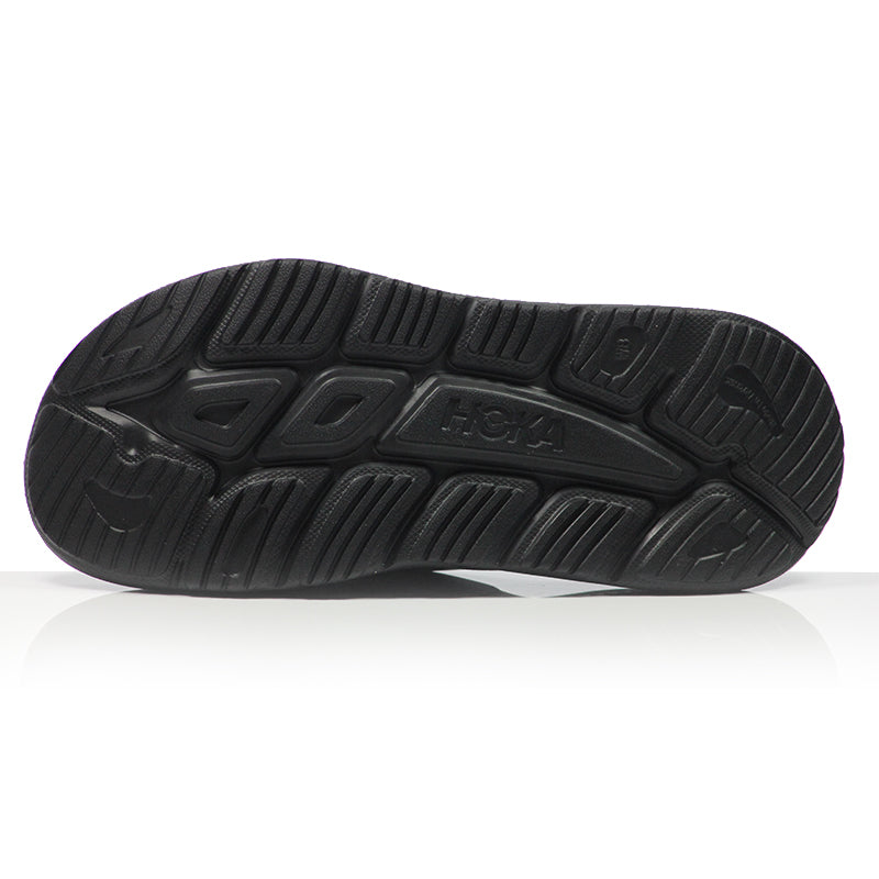 Hoka One One Unisex Ora Athletic Recovery Slide - Black/White