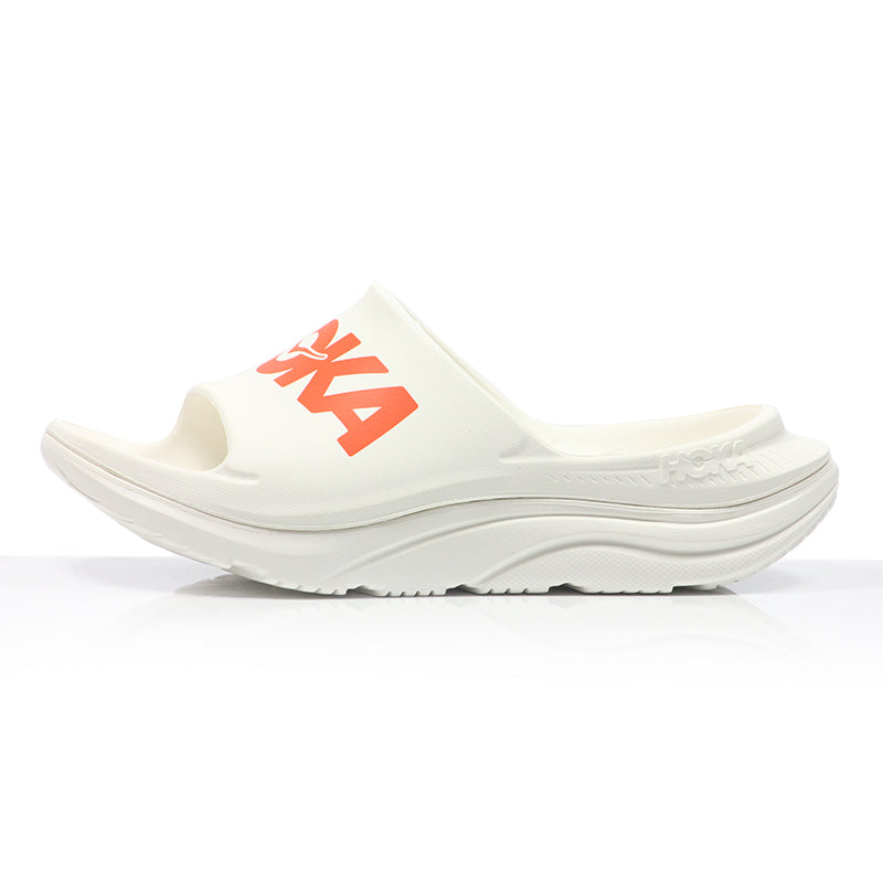 Hoka Unisex Ora Athletic Recovery Slide - Frost/Lava