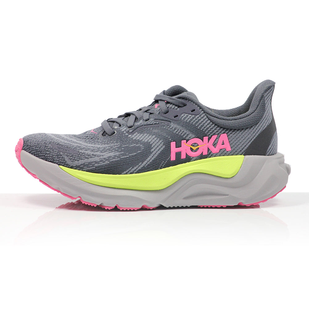 Hoka One One Arahi 8 Women's Running Shoe - Charcoal Grey/Grey Skies