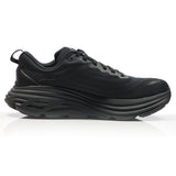 Hoka One One Bondi 8 Women's Wide Fit Running Shoe - Black/Black