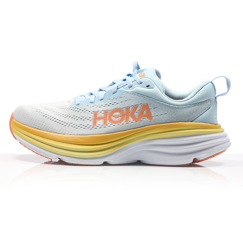 Hoka One One Bondi 8 Women's Wide Fit Running Shoe - Black/Black