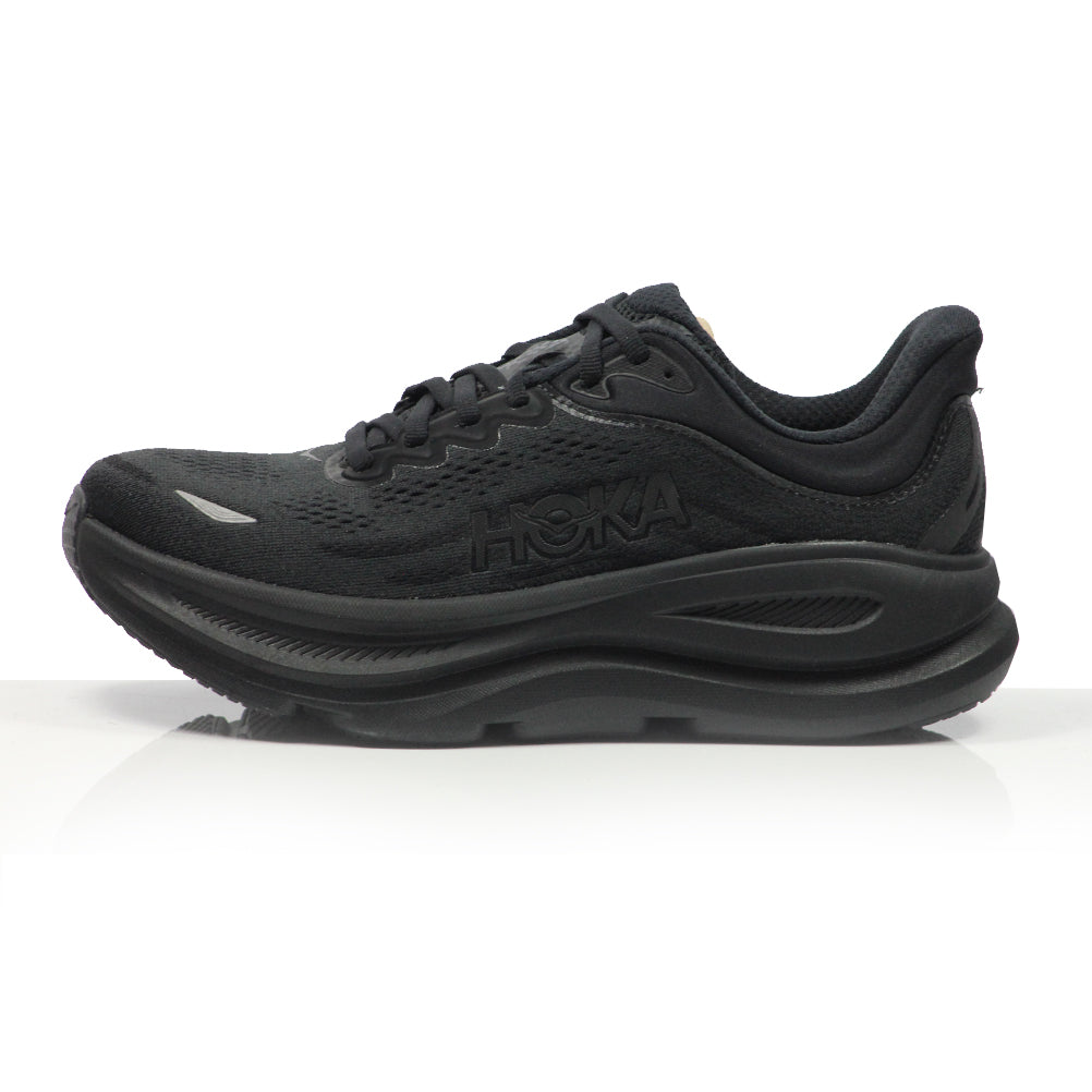 Hoka Bondi 9 Wide Fit Women's Running Shoe - Black/Black – The