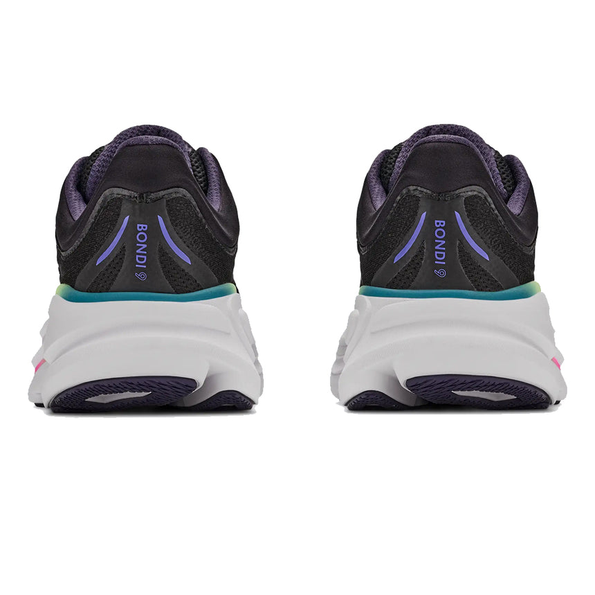 Hoka Bondi 9 Women's Running Shoe - Black/ Neon Dragonfruit