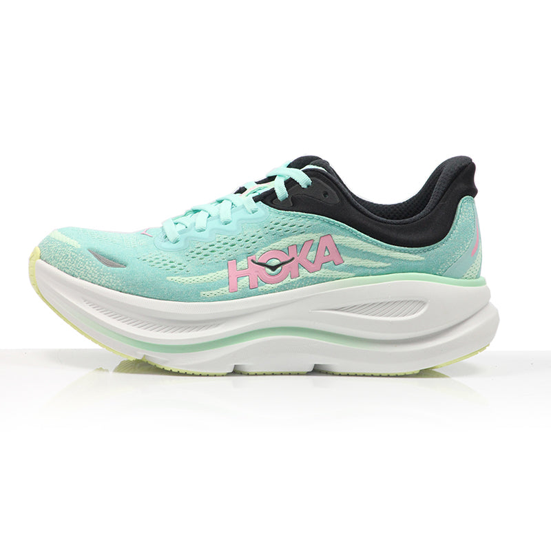 Hoka One One Bondi 9 Women's Running Shoe - Blue Spark/Mint Fluorite