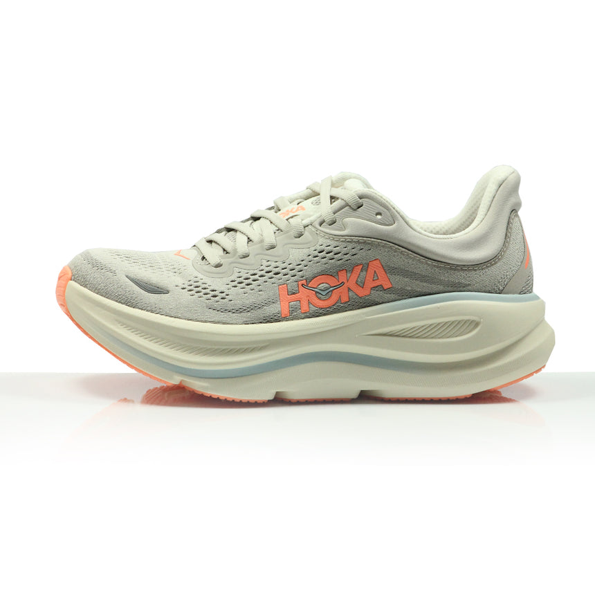 Hoka Bondi 9 Women's Running Shoe - River Rock Grey/ Mineral Ore