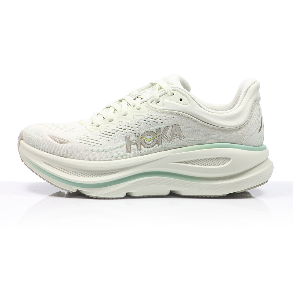 Hoka One One Bondi 9 Women's Running Shoe - Truffle salt / Sea Glass