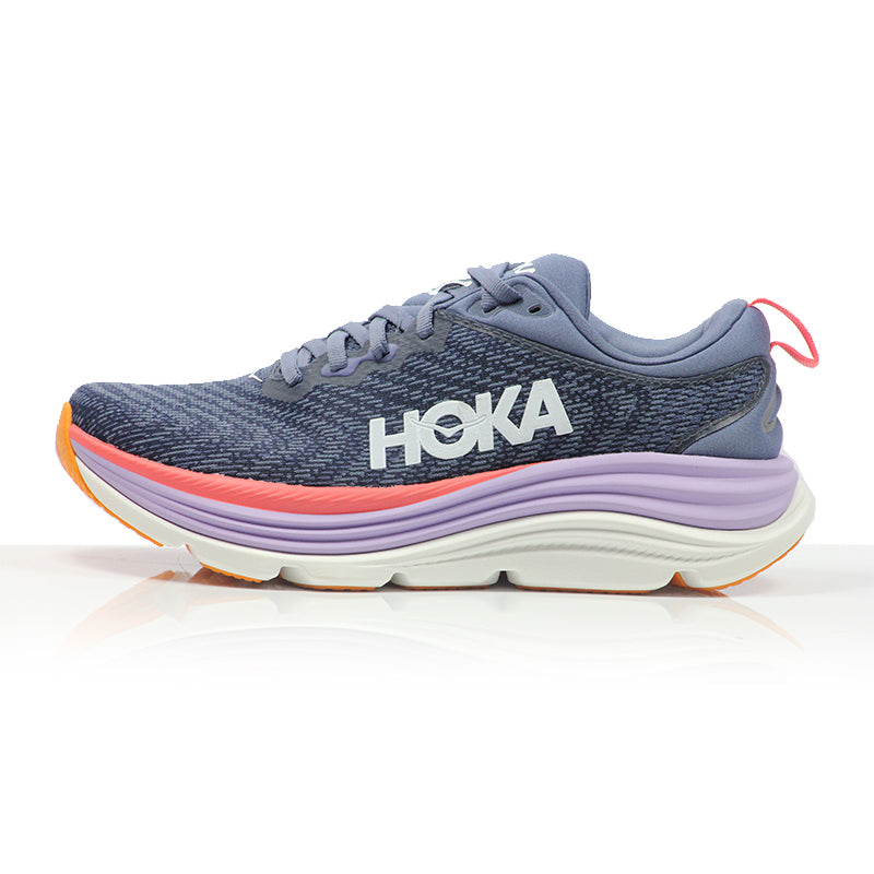 Hoka Gaviota 5 Women's Running Shoe - Anchor/Grapefruit