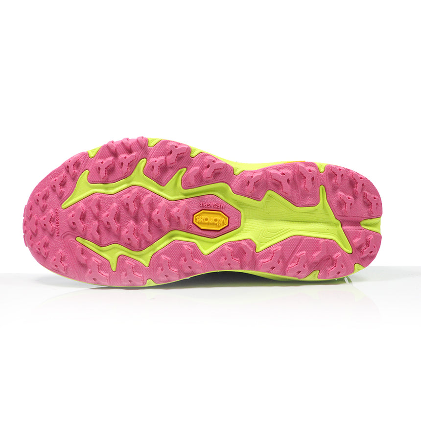 Hoka Speedgoat 6 Women's Trail Shoe - Black/Neon Hoka Citrus