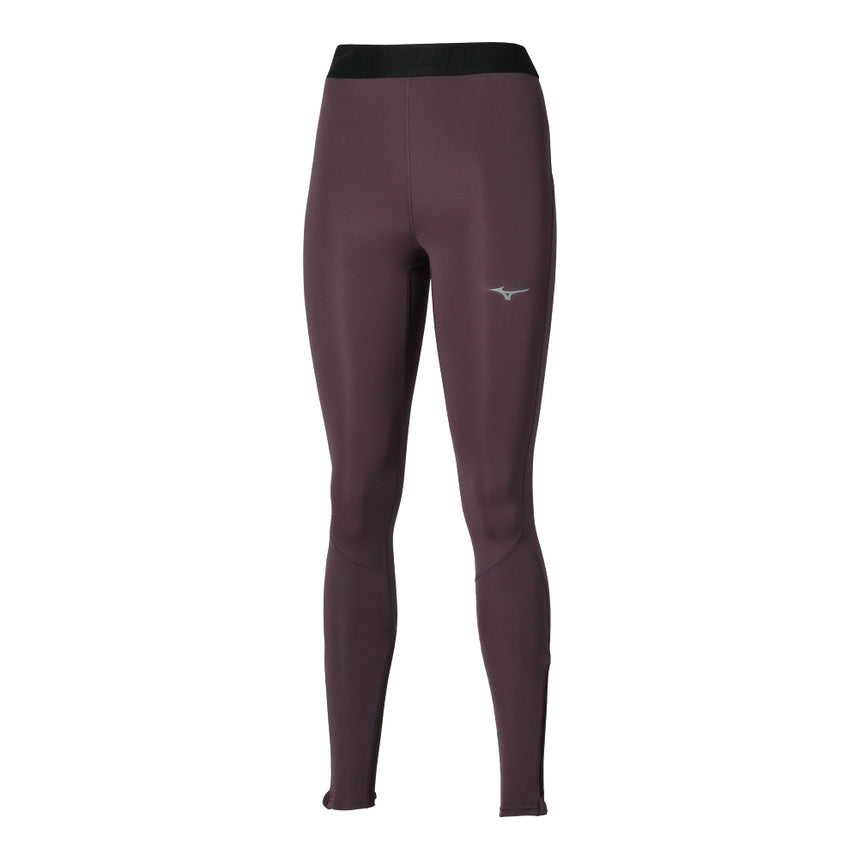 Mizuno Core Impulse Long Women's Running Tight - Raisin