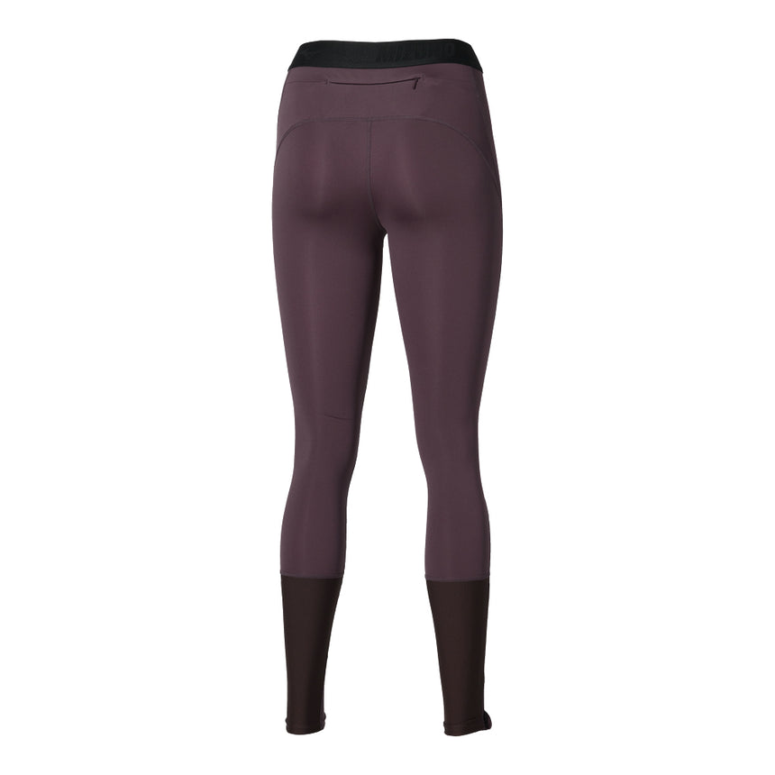 Mizuno Core Impulse Long Women's Running Tight - Raisin