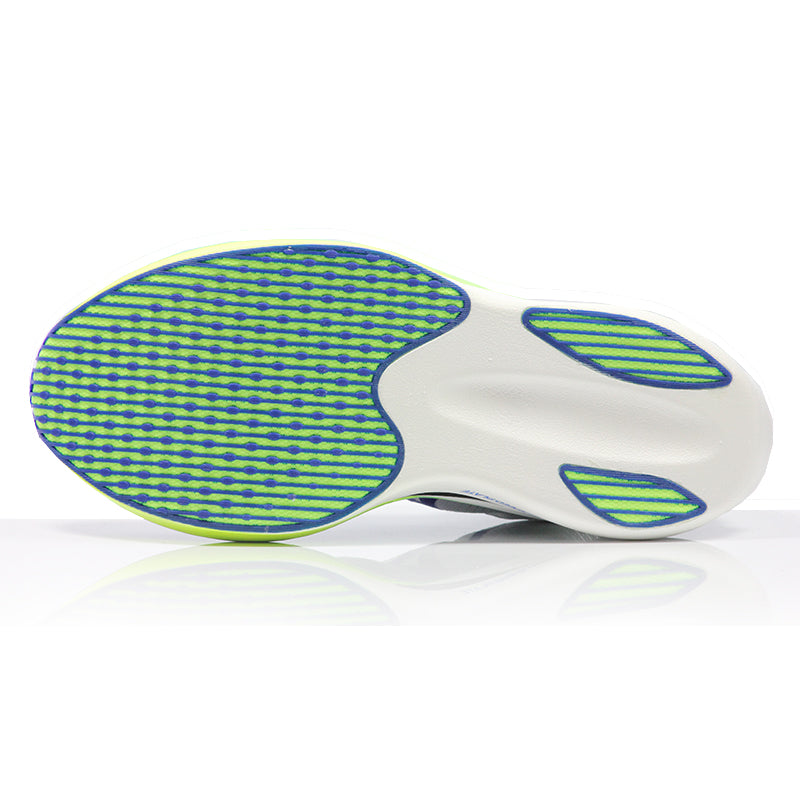 Mizuno Hyperwarp Elite Men's Running Shoe - White/Lightning Yellow/Hyper Blue