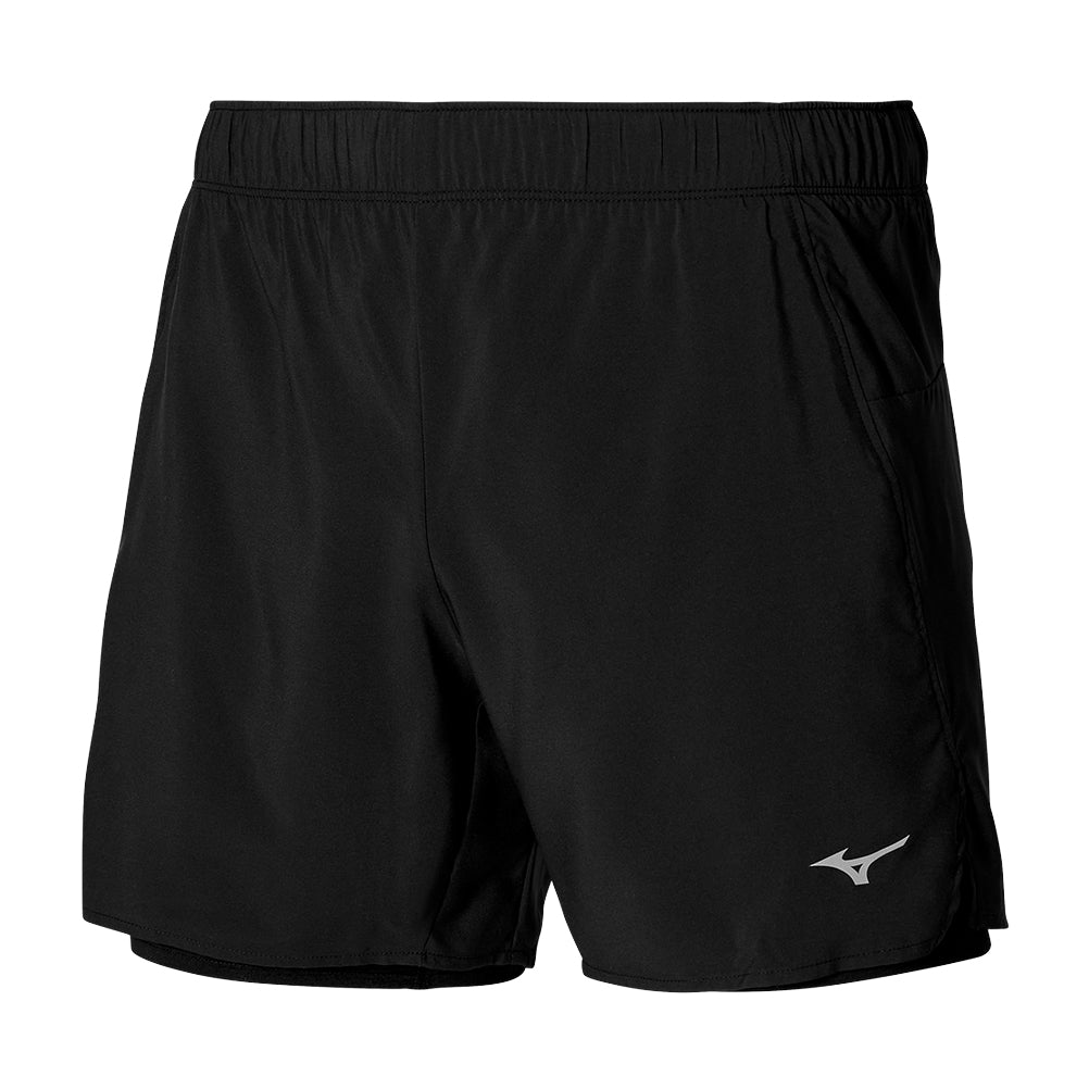 Mizuno Core 5.5inch 2in1 Men's Running Short - Black