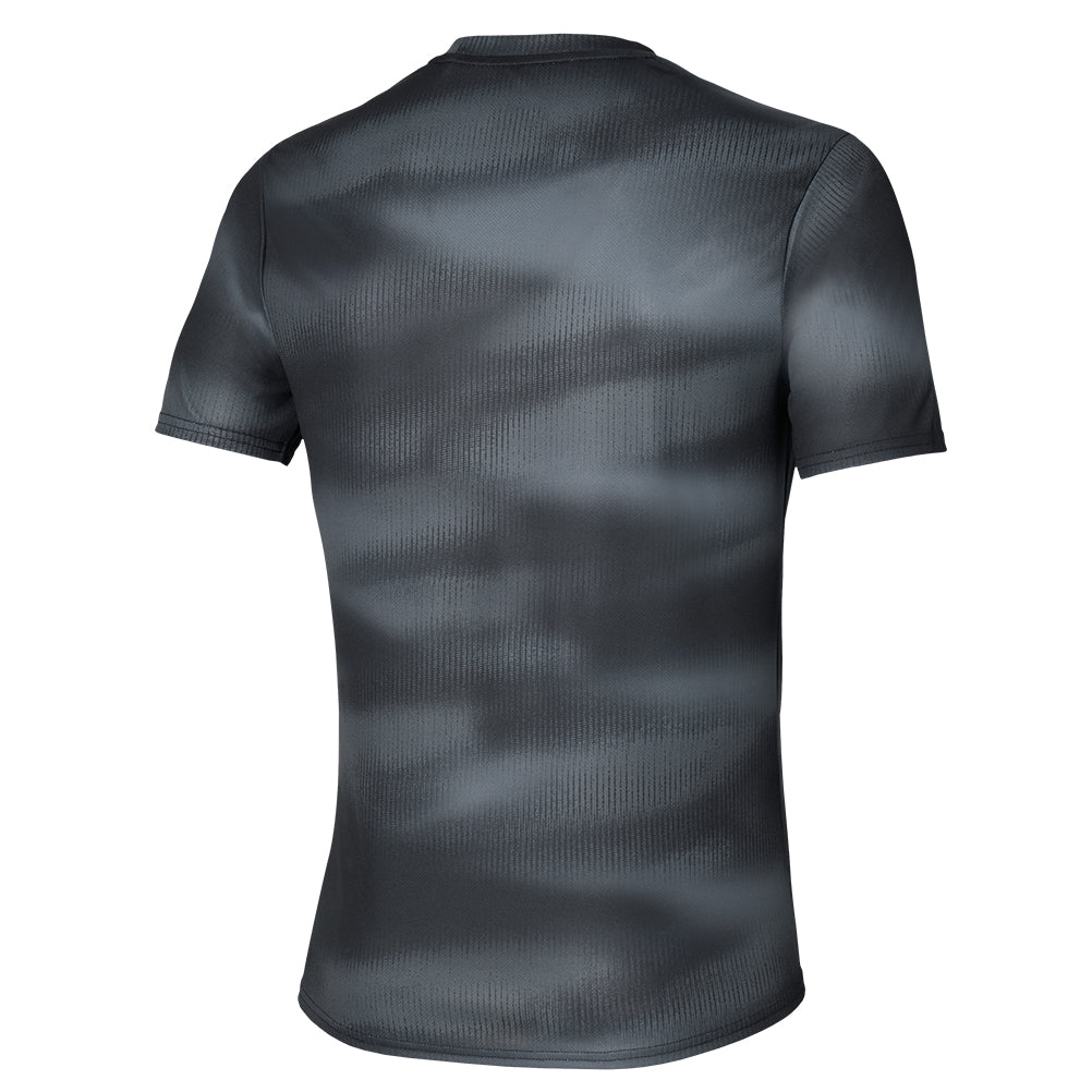 Mizuno Core Graphic Short Sleeve Men's Running Tee - Black