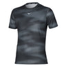 Mizuno Core Graphic Short Sleeve Men's Running Tee - Black