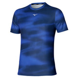 Mizuno Core Graphic Short Sleeve Men's Running Tee - Reflex Blue
