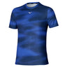 Mizuno Core Graphic Short Sleeve Men's Running Tee - Reflex Blue