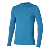 Mizuno Core Impulse Men's Long Sleeve Tee - Blue Jewel