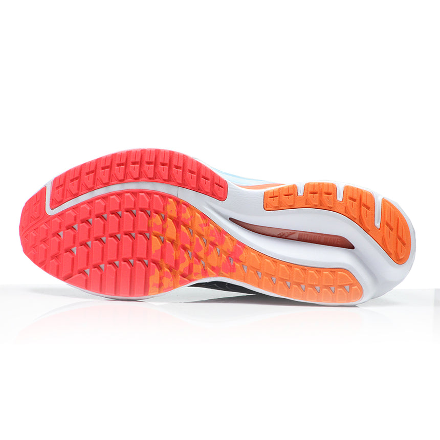 Mizuno Wave Inspire 19 Men's Running Shoe - Provincial Blue/White/Light Orange
