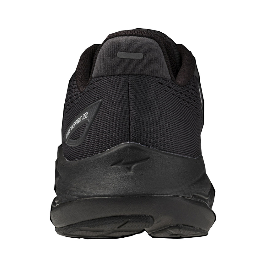 Mizuno Wave Inspire 22 Men's Running Shoe - Blackened Pearl/Black Bean