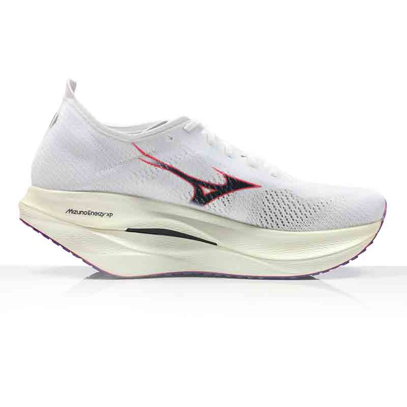 Mizuno Wave Rebellion Pro 3 Men's Running Shoe - White/Baritone Blue/Fiery Coral