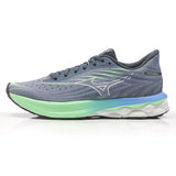 Mizuno Wave Skyrise 6 Men's Running Shoe - Vintage Indigo/White/Neo Mint