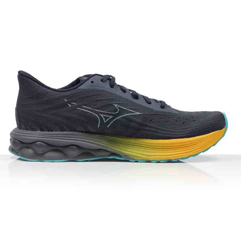 Mizuno Wave Skyrise 6 Men's Running Shoe - Odyssey Gray/Icelandic Blue/Citrus