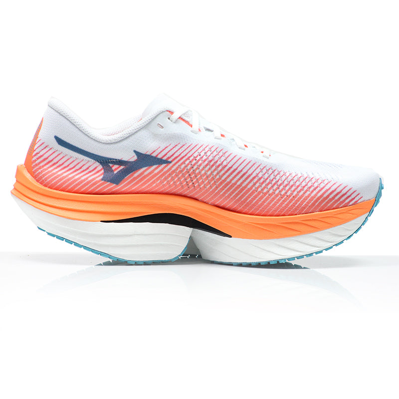 Mizuno Wave Rebellion Pro Men's Running Shoe - White/Silver/Soleil