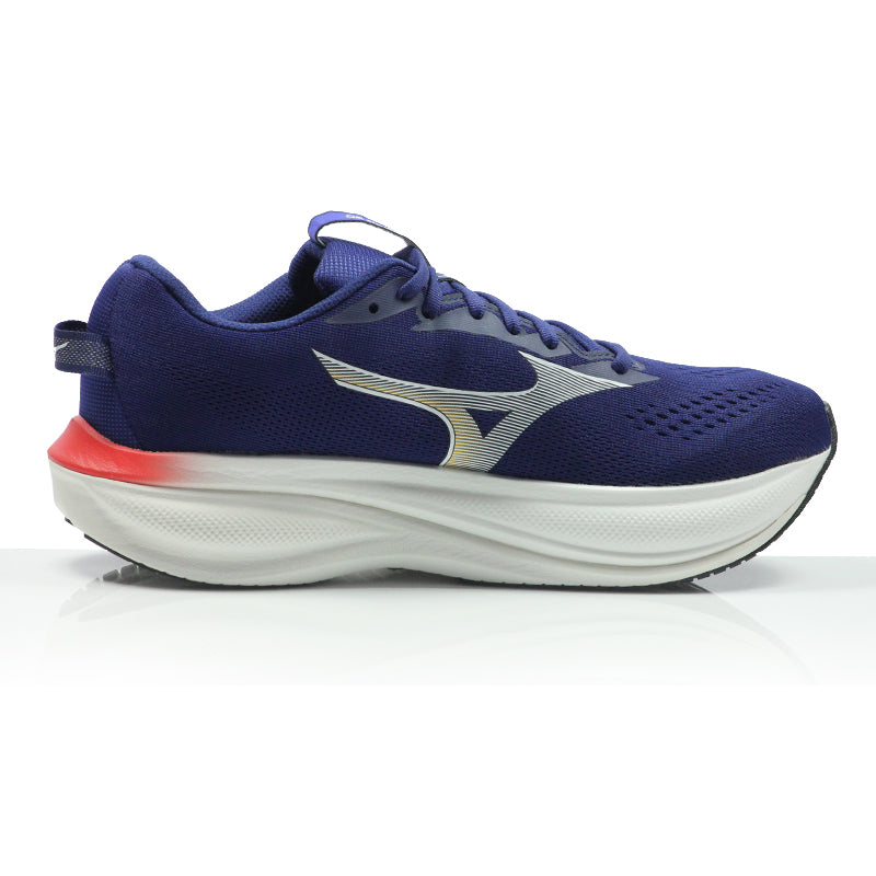 Mizuno Wave Rider 30 Men's Running Shoe - Beacon Blue/Dark Slate/Ambrosia