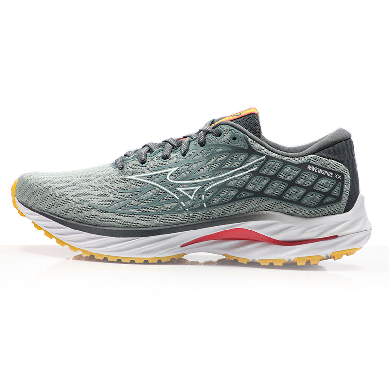 Mizuno Wave Inspire 20 Men's Running Shoe - Abyss/White/Citrus