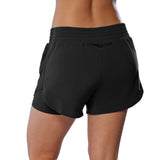 Mizuno 4.5inch 2in1 Women's Running Short - Black