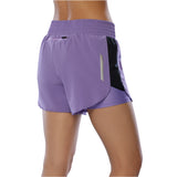 Mizuno 4.5inch 2in1 Women's Running Short - Paisley Purple