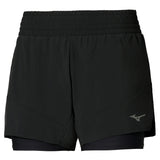Mizuno Womens Active 4.5 2in1 Short J2GBD203 09 Front