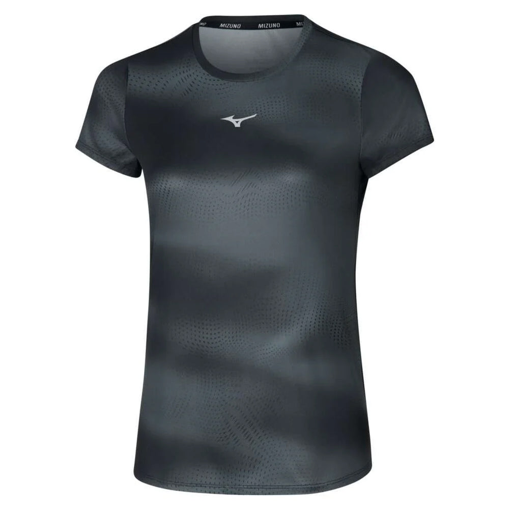 Mizuno Core Graphic Women's Running Short Sleeve Tee - Black