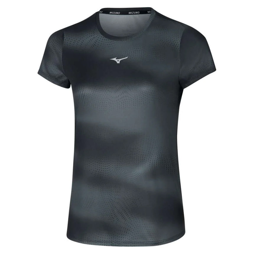 Mizuno Core Graphic Women's Running Short Sleeve Tee - Black