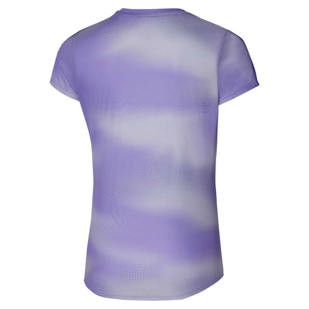Mizuno Core Graphic Women's Running Short Sleeve Tee - Thistle