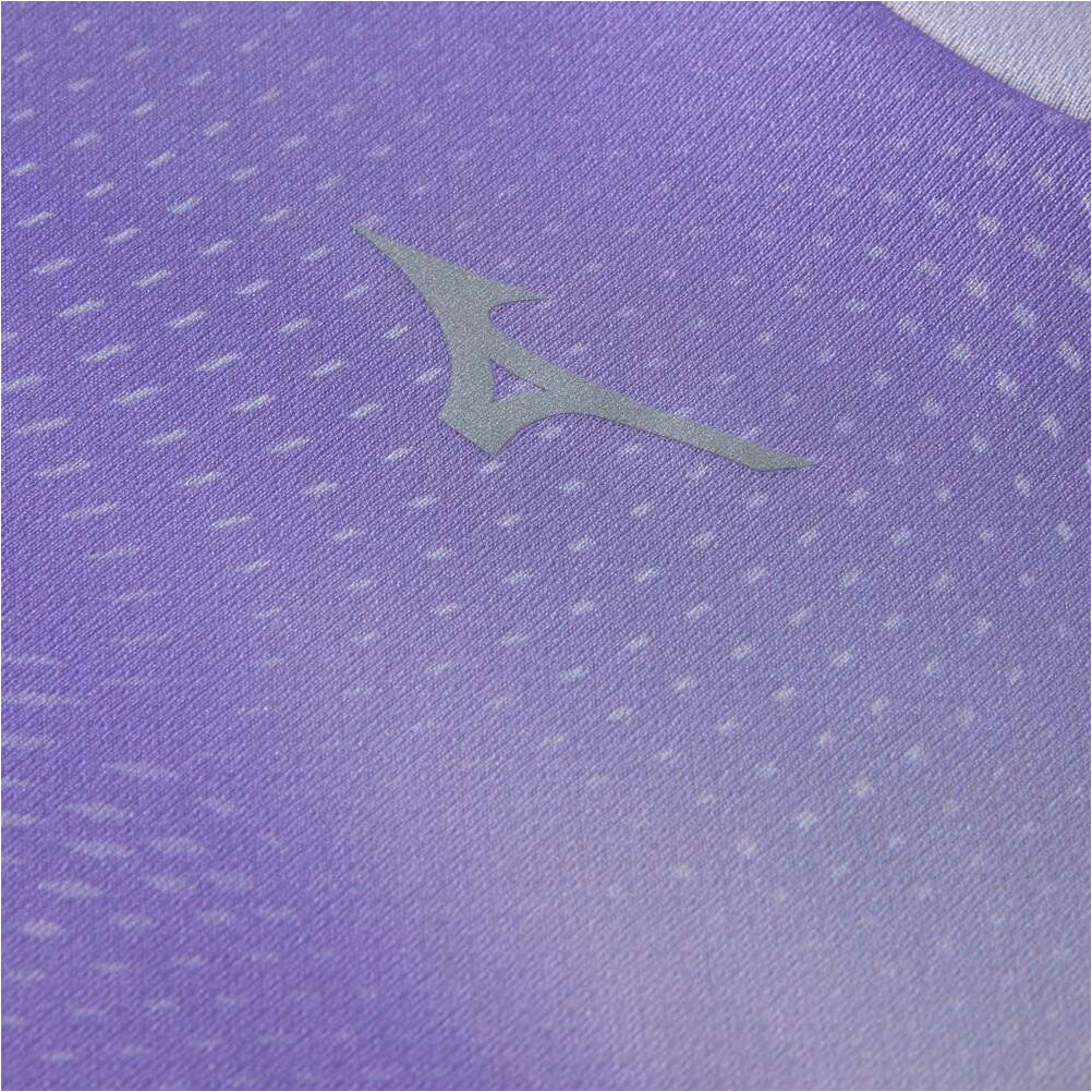 Mizuno Core Graphic Women's Running Short Sleeve Tee - Thistle