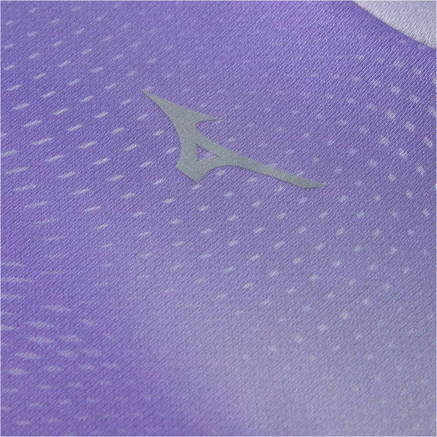 Mizuno Core Graphic Short Sleeve Women's Running Tee - Thistle