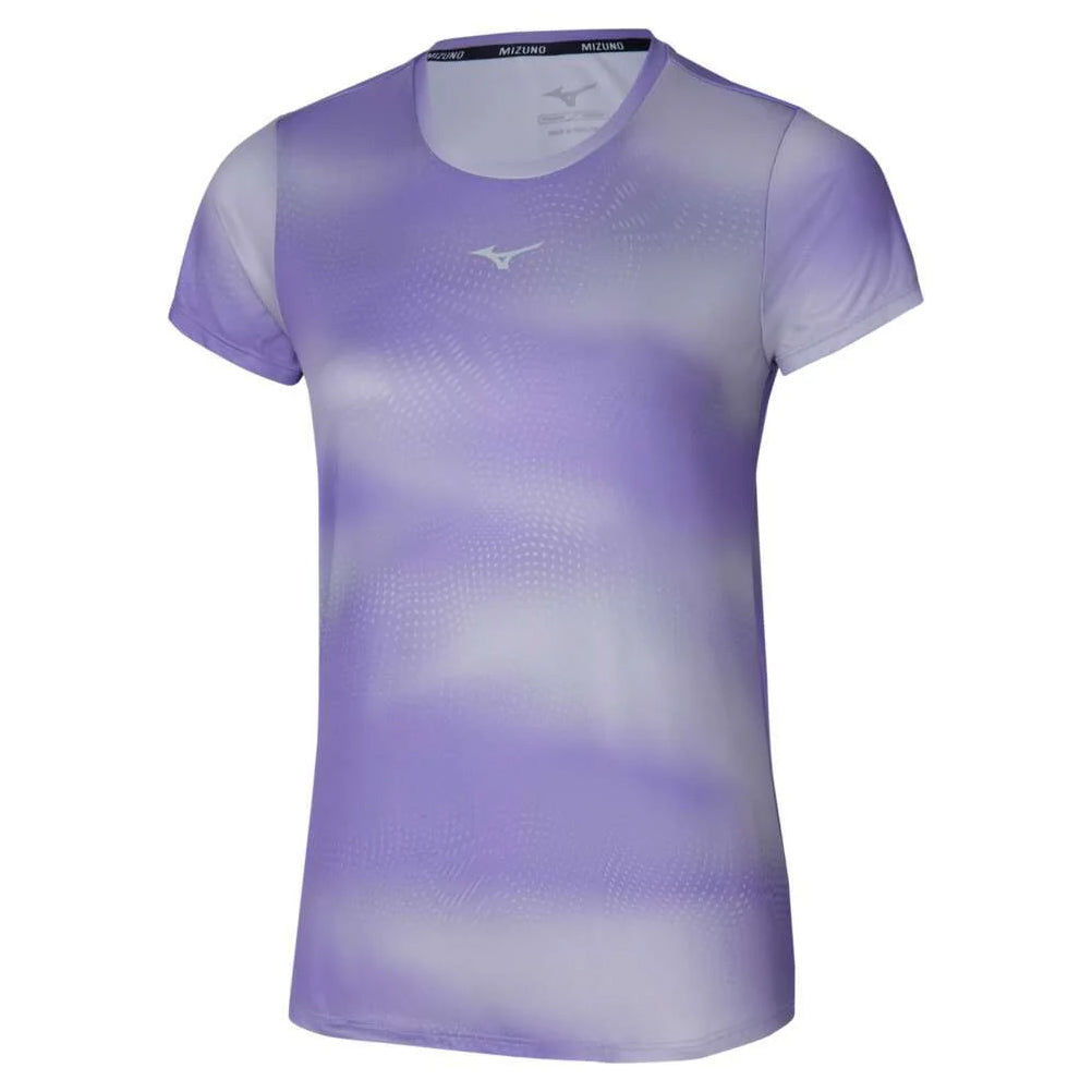 Mizuno Core Graphic Women's Running Short Sleeve Tee - Thistle