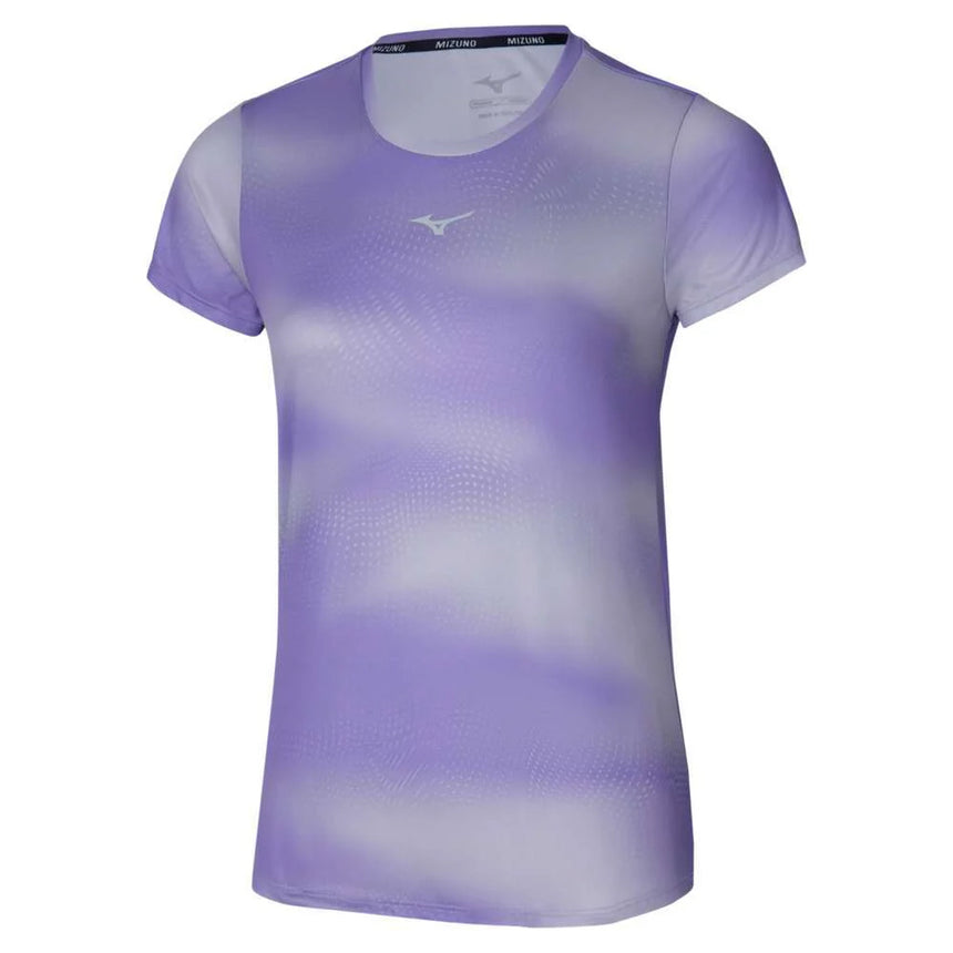Mizuno Core Graphic Short Sleeve Women's Running Tee - Thistle
