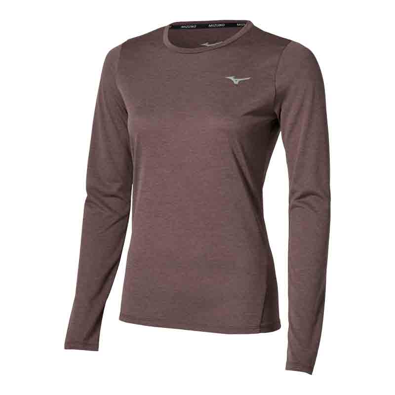 Mizuno Core Impulse Women's Long Sleeve Tee - Peppercorn