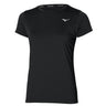 Mizuno Impulse Core Women's Running Short Sleeve Tee - Black