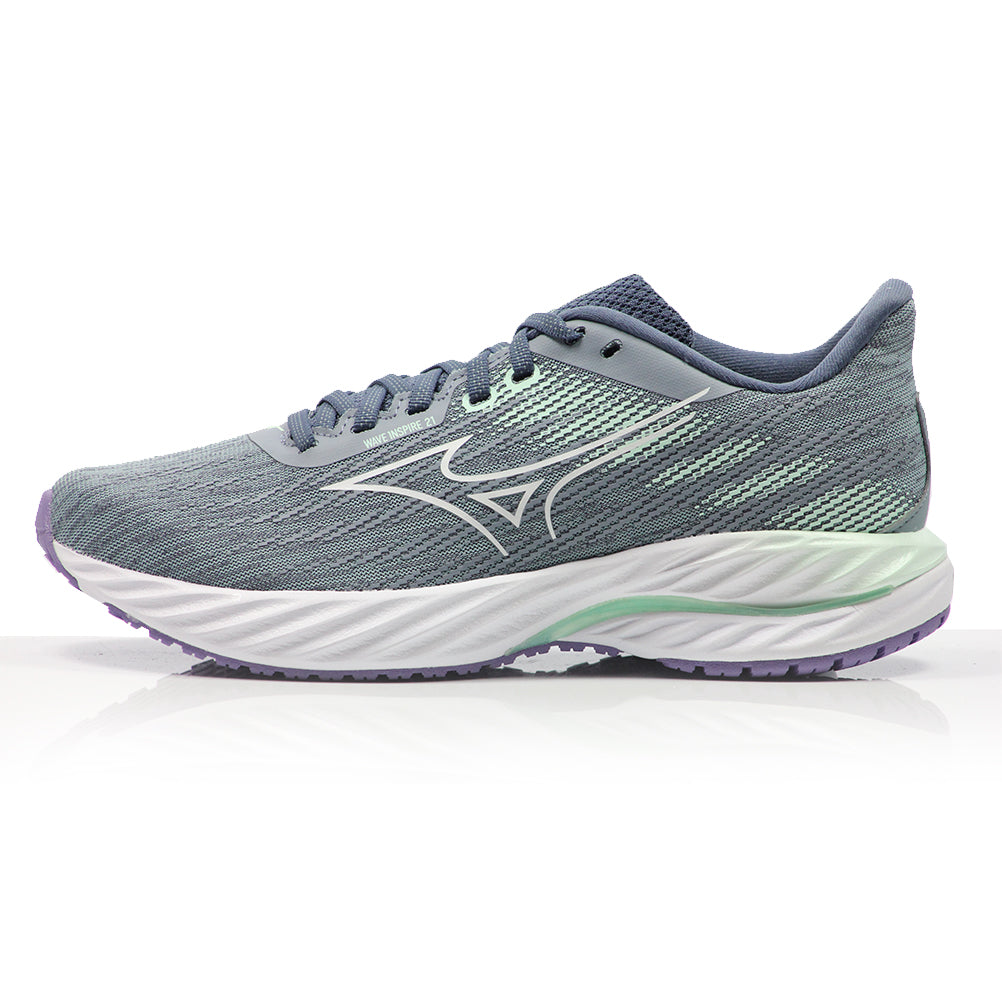 Mizuno Wave Inspire 21 Women's Running Shoe - Tradewinds/White/Neo Mint