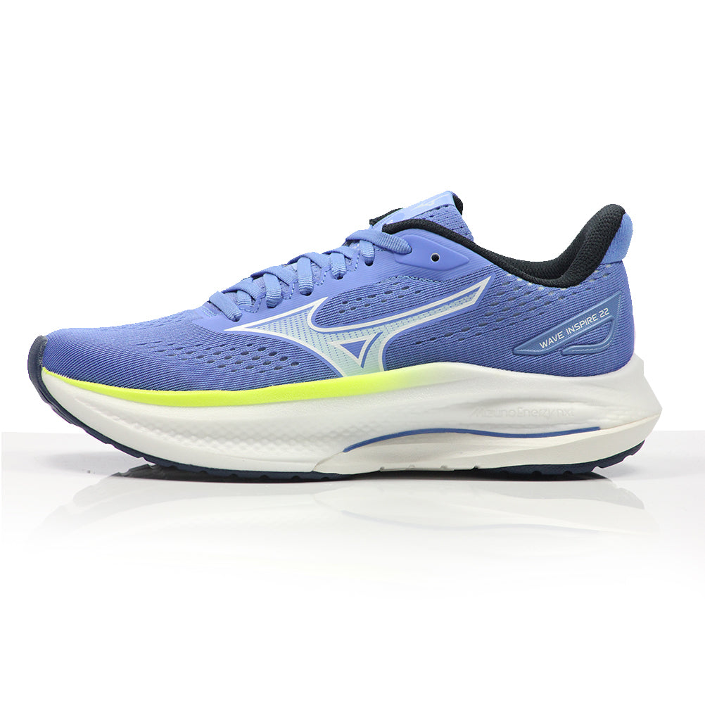 Mizuno Wave Inspire 22 Women's Running Shoe - Ultramarine/White/Lightning Yellow