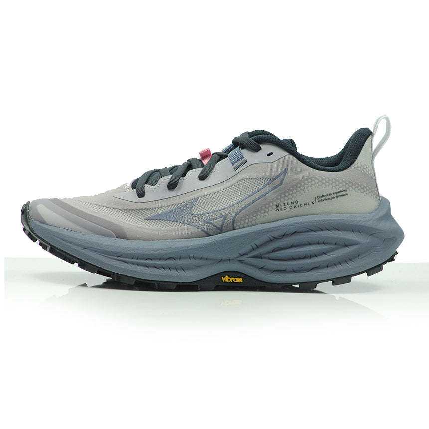 Mizuno Neo Daichi 10 Women's Trail Shoe - Dapple Gray/Wild Wind/Vulcan